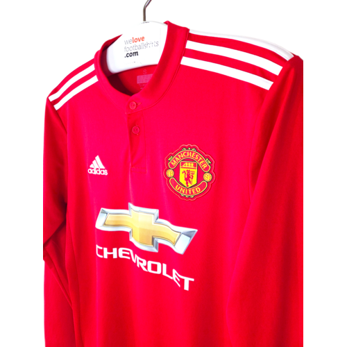 Adidas Origineel retro vintage voetbalshirt Manchester United 2017/18