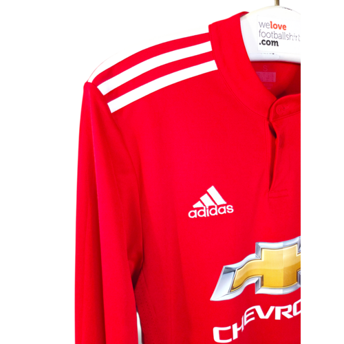 Adidas Origineel retro vintage voetbalshirt Manchester United 2017/18