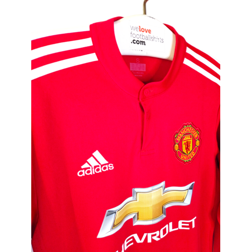 Adidas Origineel retro vintage voetbalshirt Manchester United 2017/18