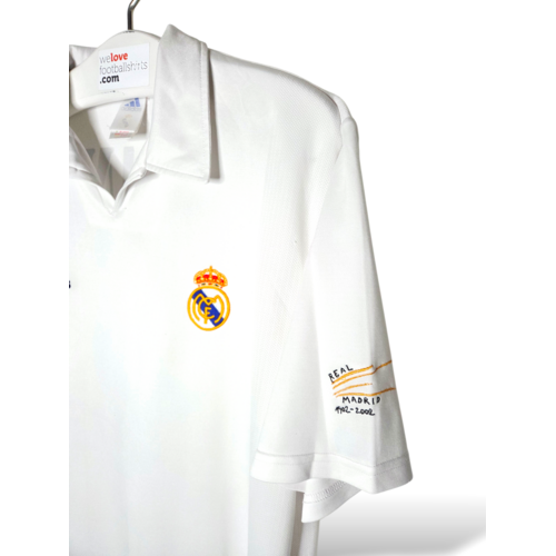 Adidas Origineel retro vintage voetbalshirt Real Madrid CF 2001/02 Centenary