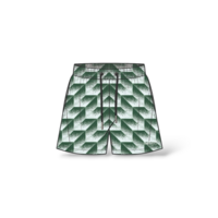 Heijzoo Swimshort Green 80s (*PRE ORDER)