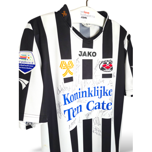 Jako Jako vintage gesigneerd en Matchworn voetbalshirt Heracles Almelo 2004/05