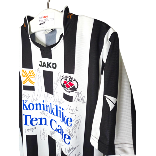 Jako Jako vintage gesigneerd en Matchworn voetbalshirt Heracles Almelo 2004/05