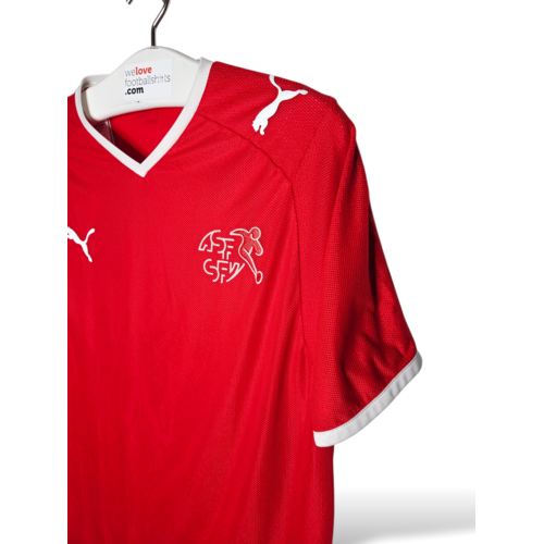 Puma Originelles Retro-Vintage-Fußballtrikot Schweiz EURO 2008 Puma Originelles Retro-Vintage-Fußballtrikot Schweiz EURO 2008