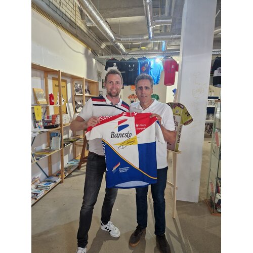 Nalini Origineel Nalini vintage wielershirt Banesto 1994 signed by Miquel Indurain