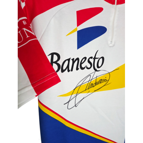 Nalini Origineel Nalini vintage wielershirt Banesto 1994 signed by Miquel Indurain