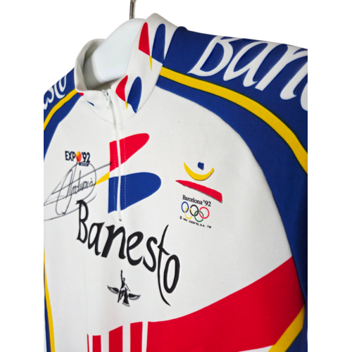 Nalini Origineel Nalini vintage wielershirt Banesto 1992 signed by Miquel Indurain