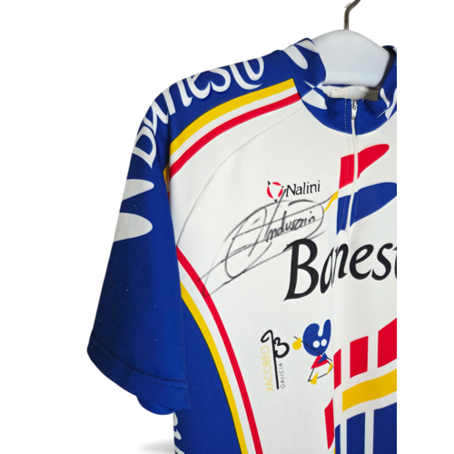 Nalini Origineel Nalini vintage wielershirt Banesto 1992 signed by Miquel Indurain