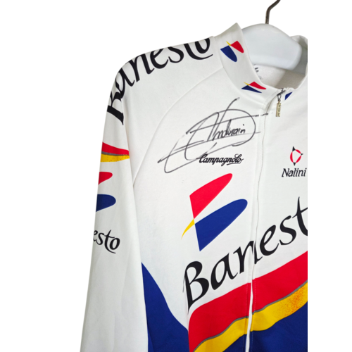Nalini Origineel Nalini vintage wielershirt Banesto 1998 signed by Miquel Indurain