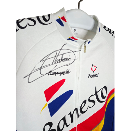 Nalini Origineel Nalini vintage wielershirt Banesto 1998 signed by Miquel Indurain