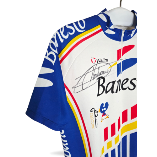 Nalini Origineel Nalini vintage wielershirt Banesto 1993 signed by Miquel Indurain