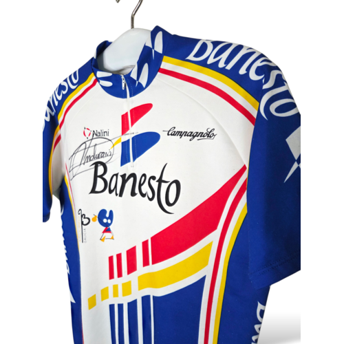 Nalini Origineel Nalini vintage wielershirt Banesto 1993 signed by Miquel Indurain