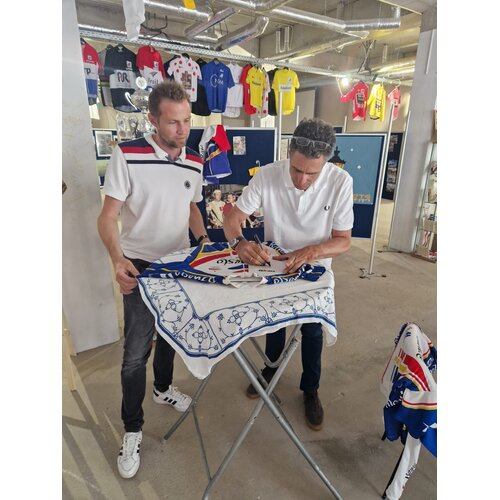 Nalini Origineel Nalini vintage wielershirt Banesto 1993 signed by Miquel Indurain