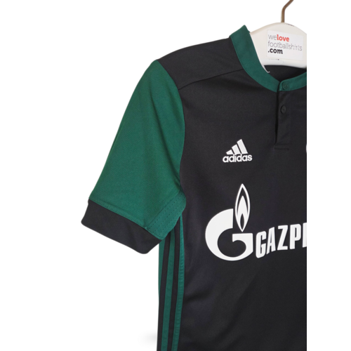 Adidas Origineel retro vintage kinder voetbalshirt FC Schalke 04 2017/18