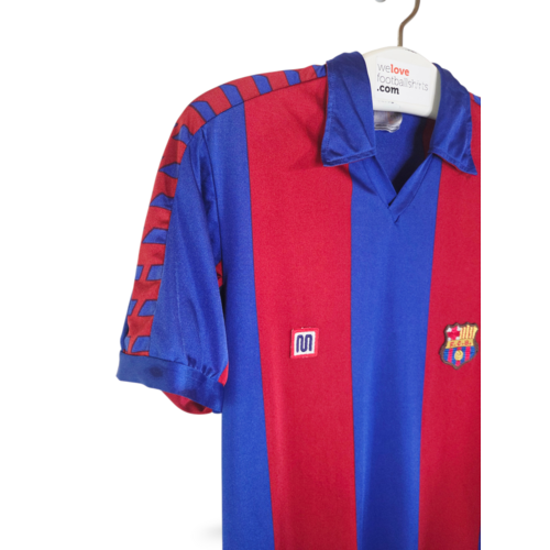 Meyba Originelles Retro-Vintage-Fußballtrikot FC Barcelona 1981/82