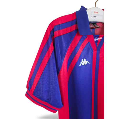 Kappa Originelles Retro-Vintage-Fußballtrikot FC Barcelona 1997/98 Kappa Originelles Retro-Vintage-Fußballtrikot FC Barcelona 1997/98