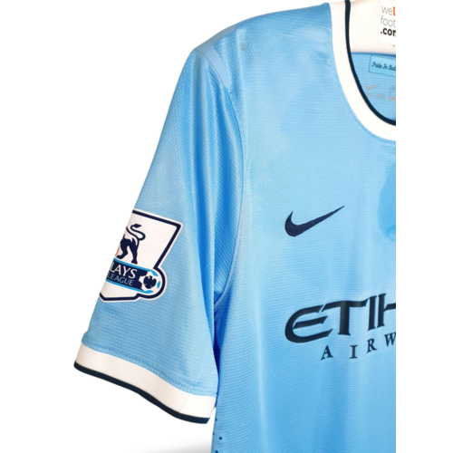 Nike Origineel Nike Matchworn voetbalshirt Manchester City 2013/14 Nike Origineel Nike Matchworn voetbalshirt Manchester City 2013/14