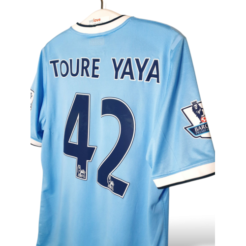 Nike Origineel Nike Matchworn voetbalshirt Manchester City 2013/14 Nike Origineel Nike Matchworn voetbalshirt Manchester City 2013/14