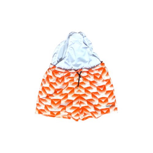 Heijzoo Sportswear Heijzoo Retro Summer Swimshort – Orange 80s | Retro Zwembroek Heren