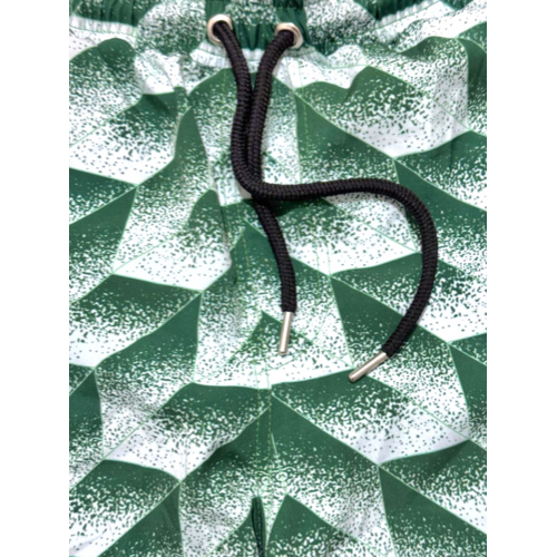 Heijzoo Sportswear Heijzoo Retro Summer Swimshorts – Green 80s | Retro Swim Trunks Men