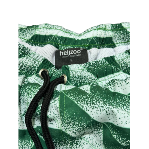 Heijzoo Sportswear Heijzoo Retro Summer Swimshorts – Green 80s | Retro Swim Trunks Men