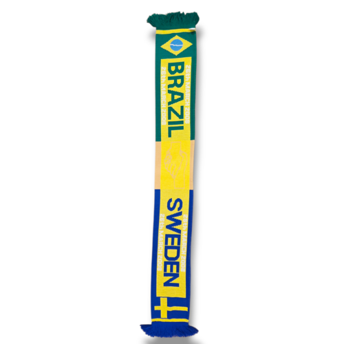 Originele Voetbalsjaal Brazilië - Zweden