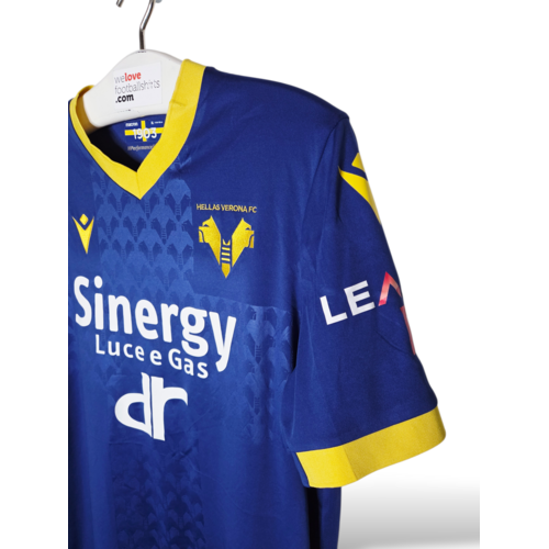 Macron Origineel retro vintage voetbalshirt Hellas Verona FC 2022/23