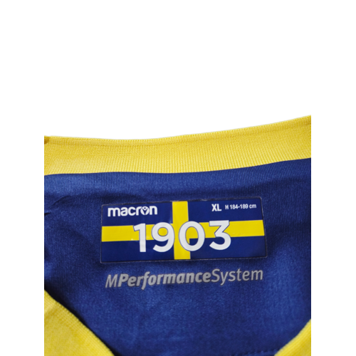 Macron Origineel retro vintage voetbalshirt Hellas Verona FC 2022/23