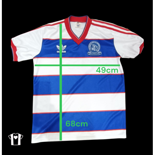 Adidas Original retro vintage football shirt Queens Park Rangers F.C. 1985/87