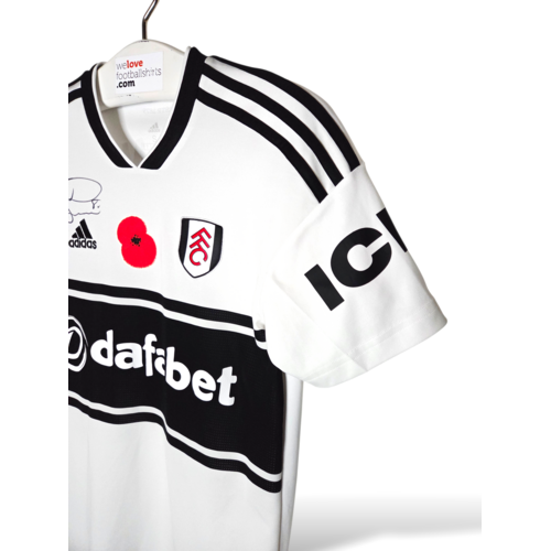Adidas Adidas Matchworn en Gesigneerd voetbalshirt Fulham 2018/19