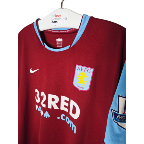 Nike Nike vintage Matchworn and Signed Aston Villa 2007/08 football shirt