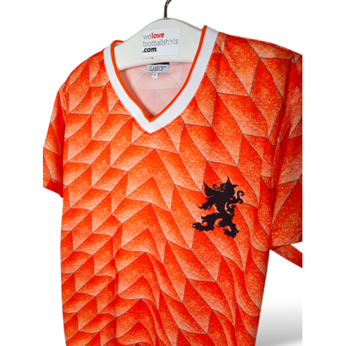 Fanwear Originelles Retro-Vintage-Fußballtrikot Niederlande EURO 88