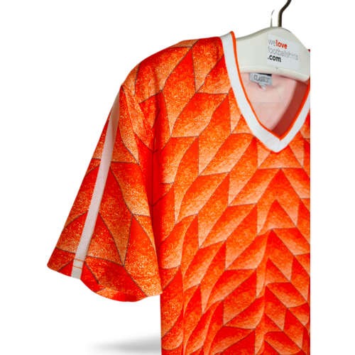 Fanwear Originelles Retro-Vintage-Fußballtrikot Niederlande EURO 88