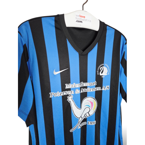 Nike Origineel retro vintage voetbalshirt Nivå-Kokkedal Fodboldklub