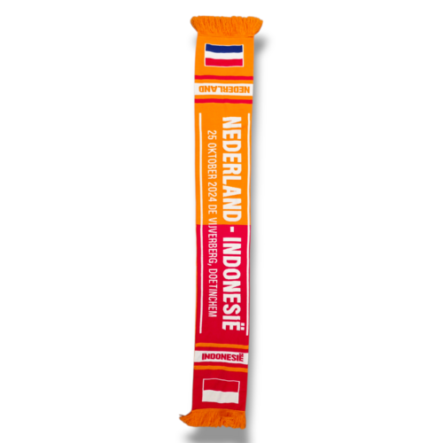 Originele Voetbalsjaal Nederland - Indonesië