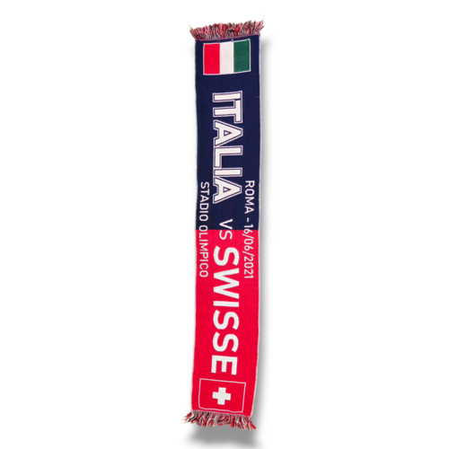 Originele Voetbalsjaal Italië - Zwitserland