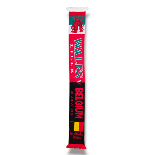 Originele Voetbalsjaal Wales - België