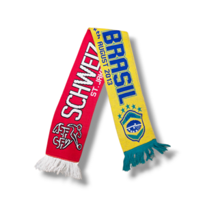 Football Scarf Switzerland - Brazil Football Scarf Switzerland - Brazil