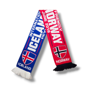 Football Scarf Iceland - Norway