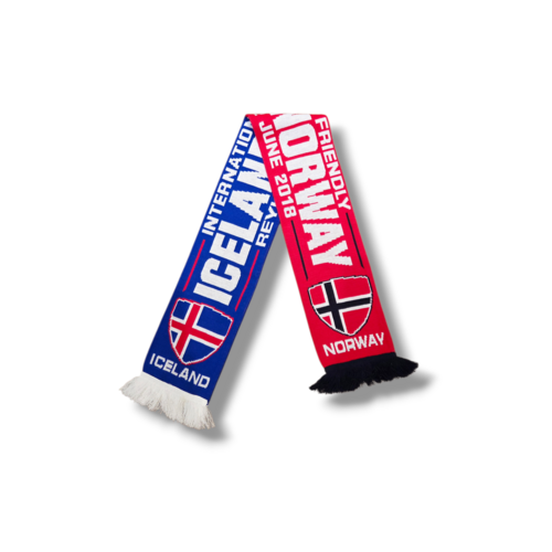 Football Scarf Iceland - Norway