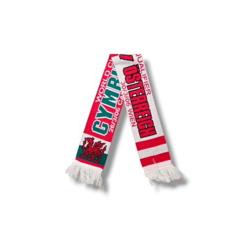 Football Scarf Wales - Austria