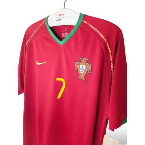 Nike Originelles Retro-Vintage-Fußballtrikot Portugal World Cup 2006