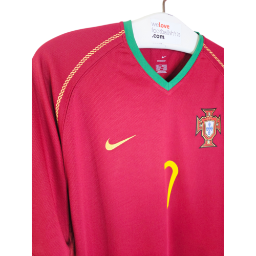 Nike Originelles Retro-Vintage-Fußballtrikot Portugal World Cup 2006