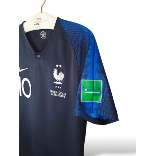 Nike Original retro vintage football shirt France World Cup 2018