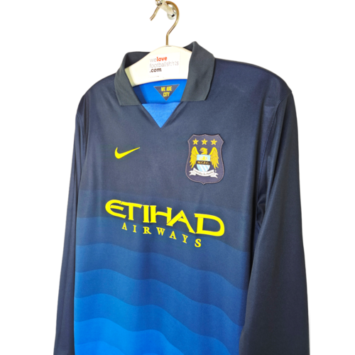 Nike Origineel retro vintage voetbalshirt Manchester City 2014/15