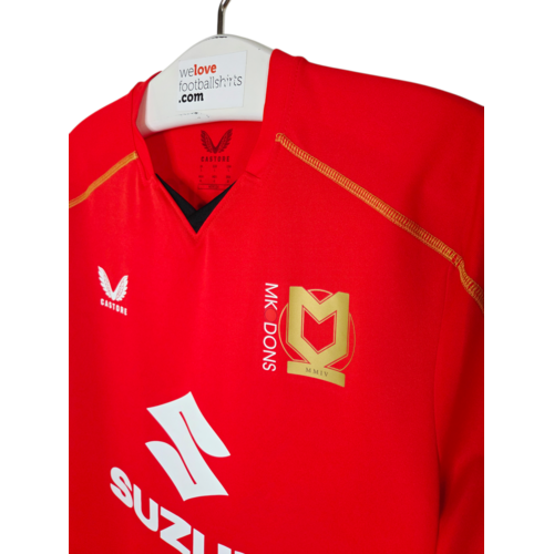 Castore Origineel retro vintage voetbalshirt MK Dons 2024/25