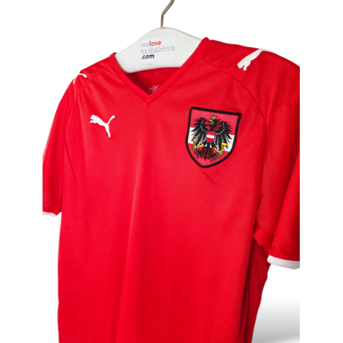 Puma Origineel retro vintage voetbalshirt Oostenrijk EURO 2008
