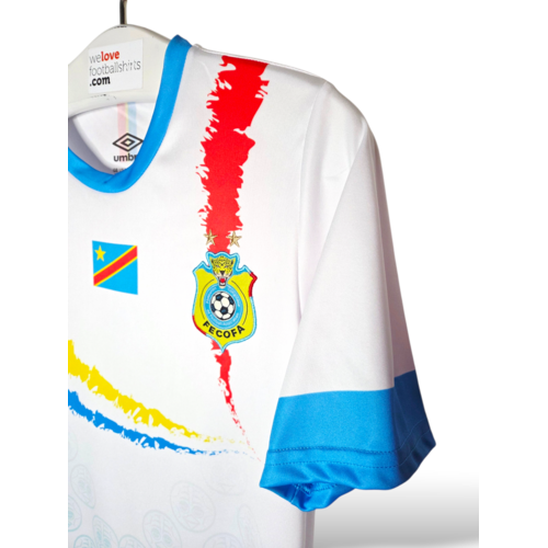 Umbro Origineel retro vintage voetbalshirt Democratische Republiek Congo 2023