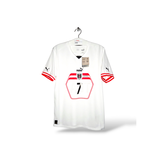 Puma Originelles Retro-Vintage-Fußballtrikot Österreich 2022/23