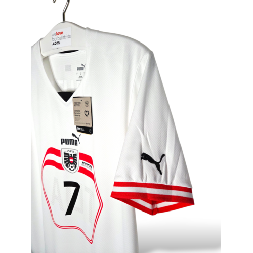Puma Originelles Retro-Vintage-Fußballtrikot Österreich 2022/23